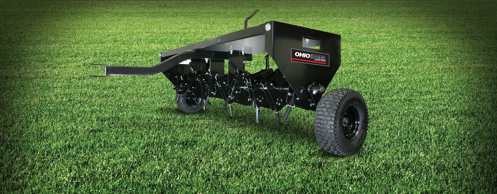 Ohio steel lawn aerator discount