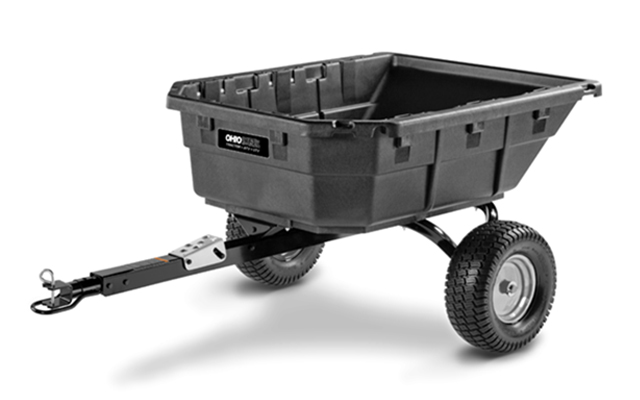 4048P-HYB | Ohio Steel 15 cu ft Poly Swivel Hybrid Dump Cart