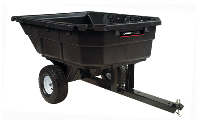 4048P | Ohio Steel 15 cu ft Poly Dump Cart