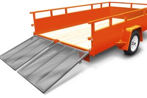 UTL5008HDS | The Home Depot Tool Rental 5 ft x 8 ft Sided Utility Trailer